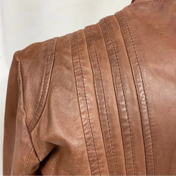 Vintage Bagatelle leather jacket, SZ 10 - Picture 5 of 11
